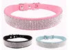 Rhinestone Dog Collar Sparkly Crystal Bowknot Collar for Dogs and Cats