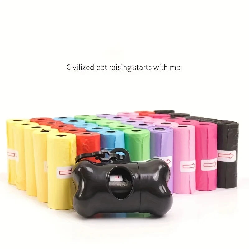 600pcs Dog Poop Bags Pet Poop Bags Disposable Dog Waste Bags Bulk Poop Bags Leak-Proof Dog Waste Bags For Pet Supplies