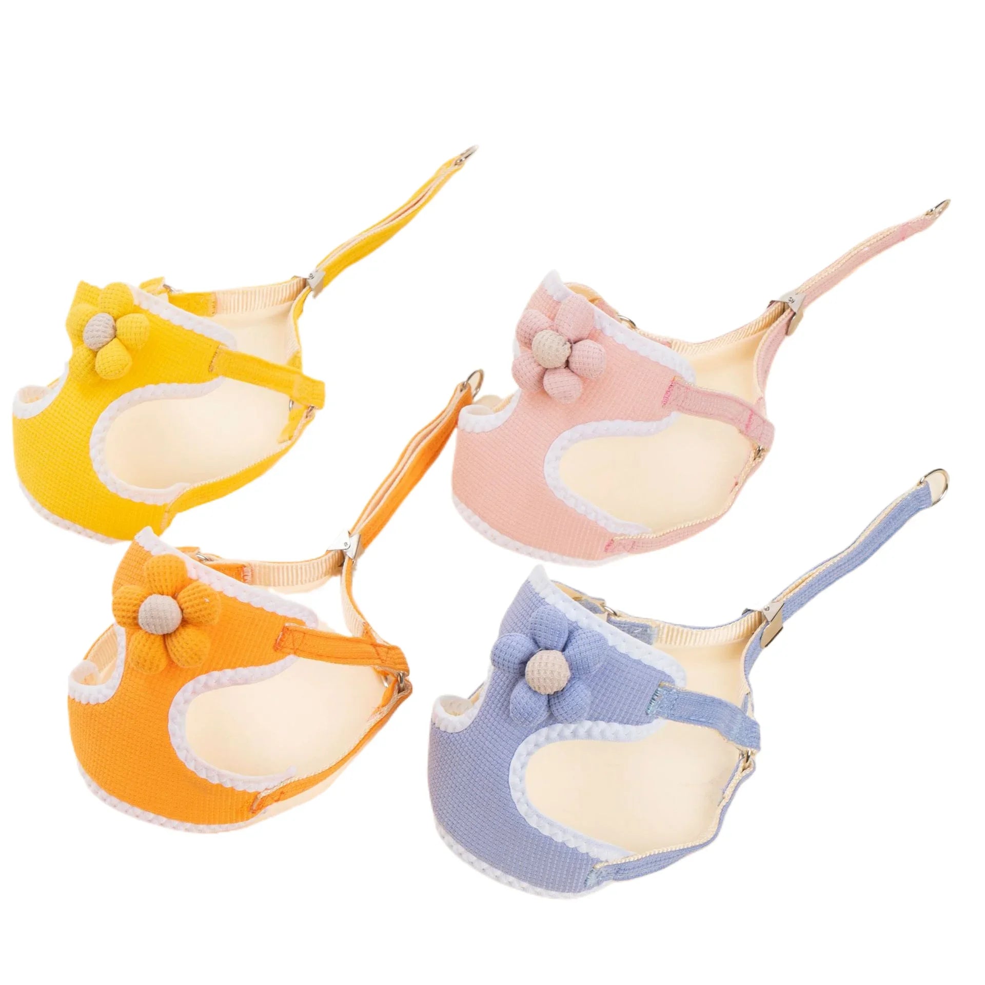 Dog Harness with 1.2m Leash Set Adjustable Pet Harness For Puppy Cats Chihuahua French Bulldog Outdoor Walking Lead Leash