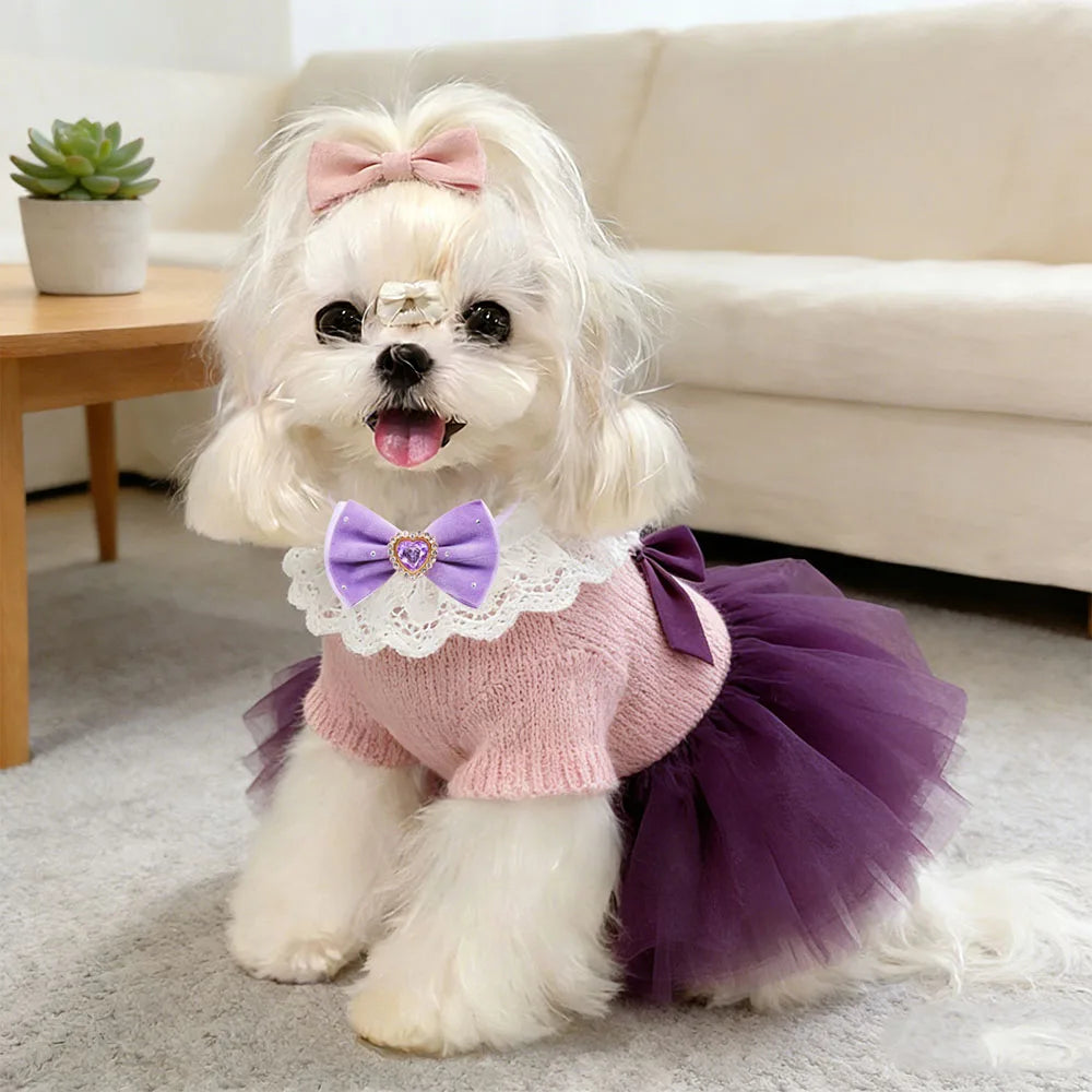 50PCS Diamonds Pet Collars For Dogs and Cats Mixed Colors Adjustable Dog Bowties Small Puppy Bowknots Pet Supplies For Dogs