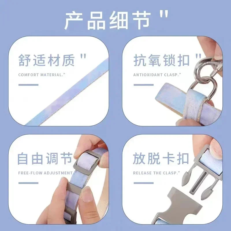 고양이 Cute Cartoon Cat Harness Walking Pet Harnesses and Leash Set for Cats Gatos Kitten Garfield mascotas Accessories Supplies