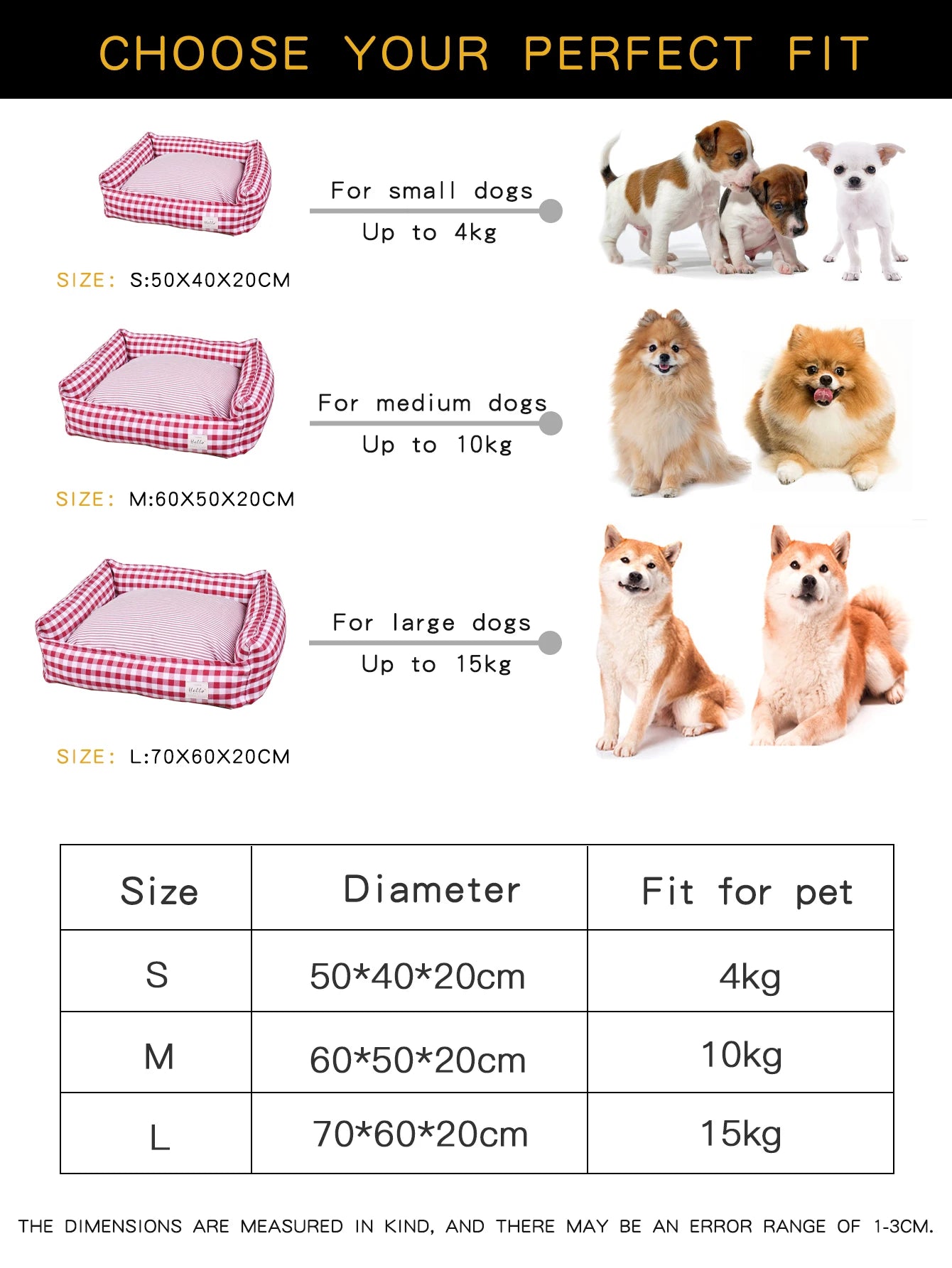 Dog Beds for Small Dogs Plaid Bed Pet Supplies Accessory Sofa Cushions Big Large Puppy Accessories Blanket Cats Baskets Pets Mat